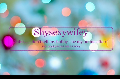 Header of shysexywifey